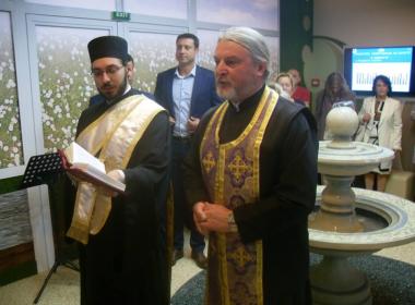 Oсвещаване на Изложбената зала
