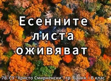 Есенните листа оживяват